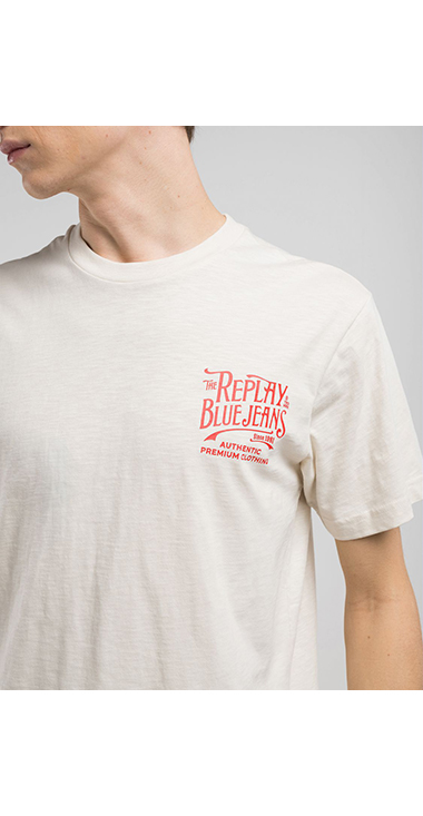 コットンジャ－ジープリントＴシャツ 詳細画像